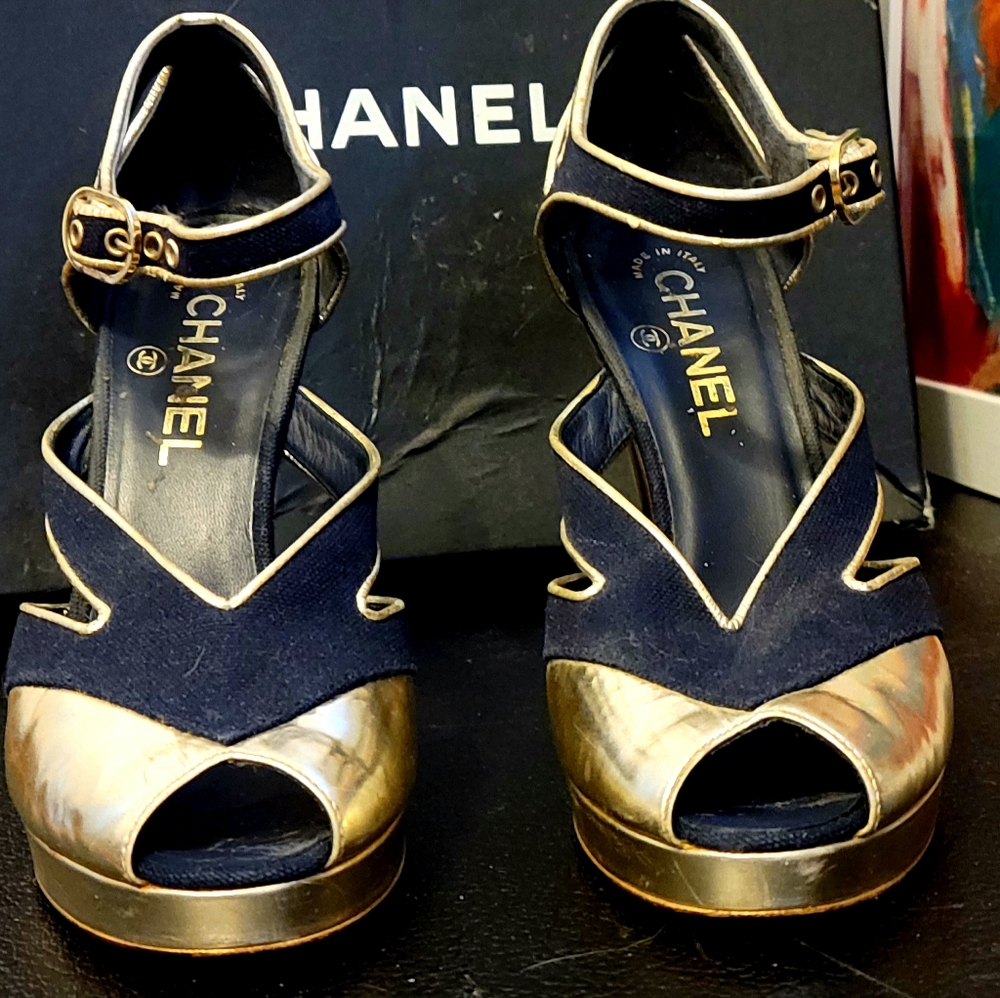 Authentic Chanel Stylish, Based On Platform Very … - image 4